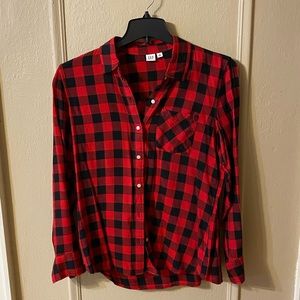 GAP Buffalo Plaid Flannel